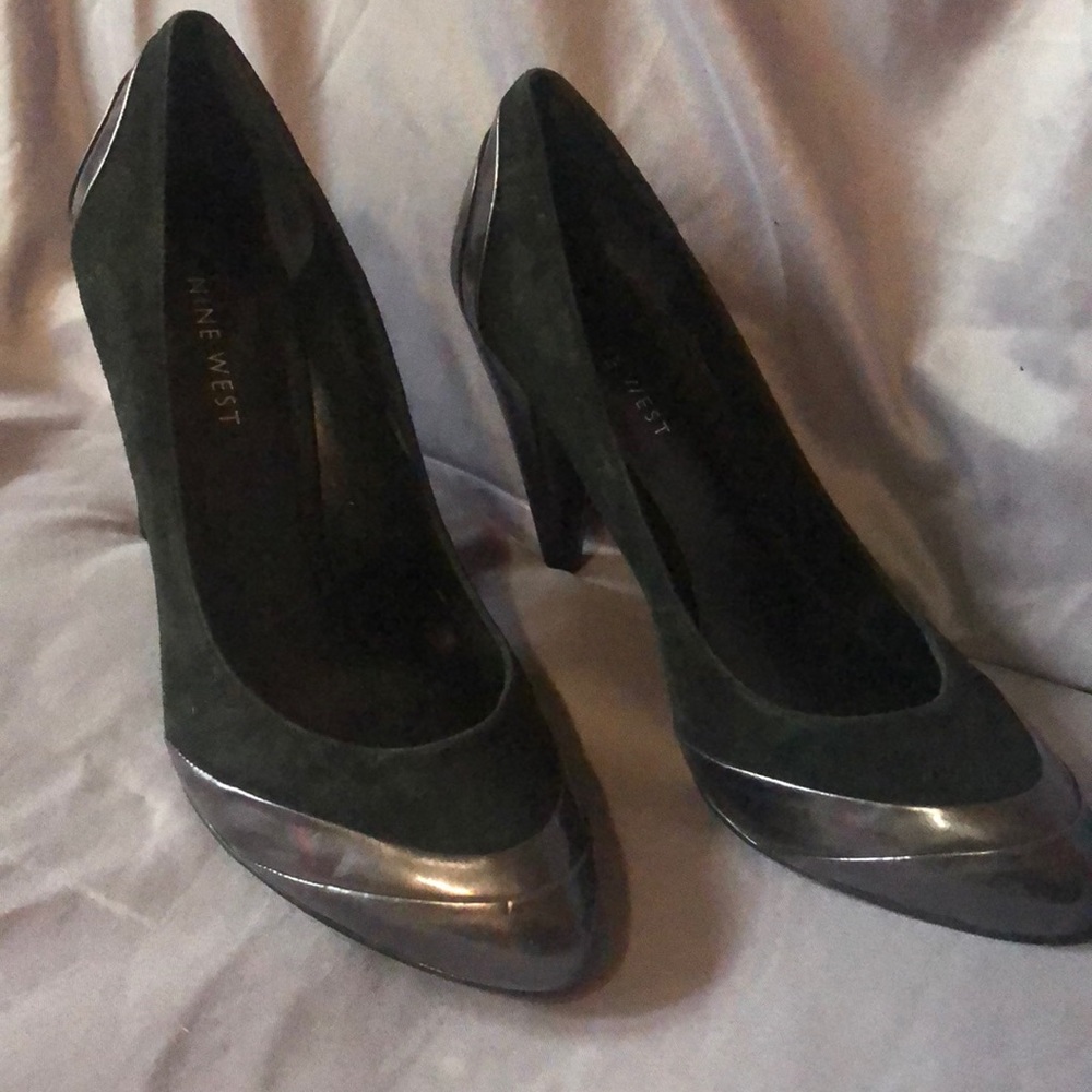 Nine West Suede Look - Metallic Detail